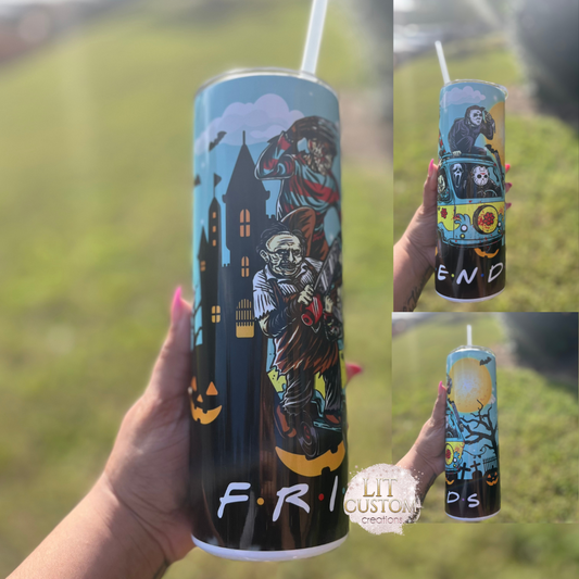 SCARY FRIENDS TUMBLER