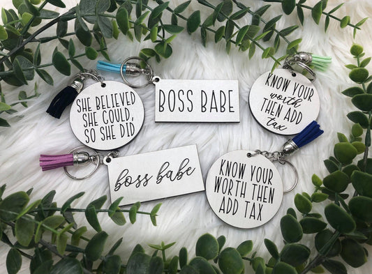 Boss Babe Keychains