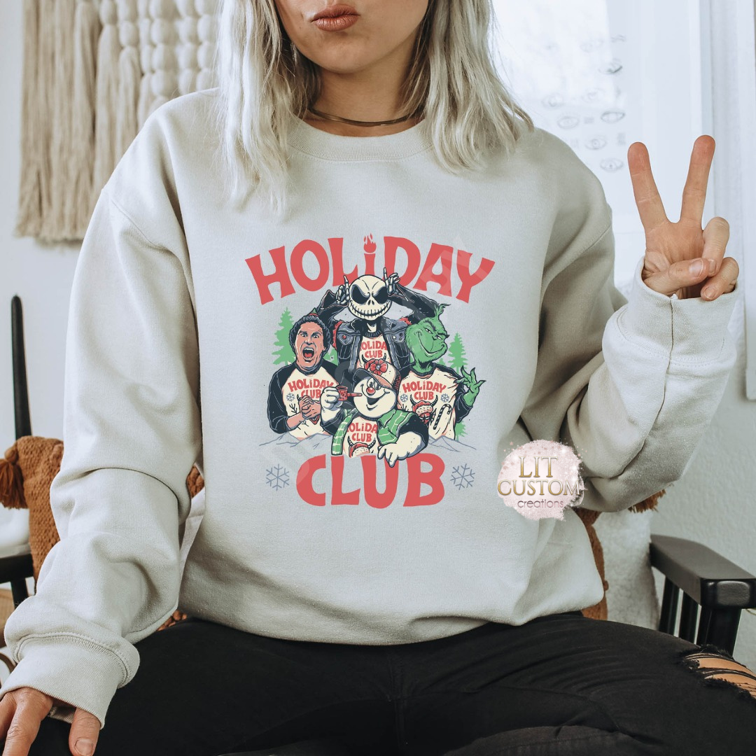 Holiday Club Christmas Sweatshirt